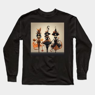 Happy halloween witches Long Sleeve T-Shirt